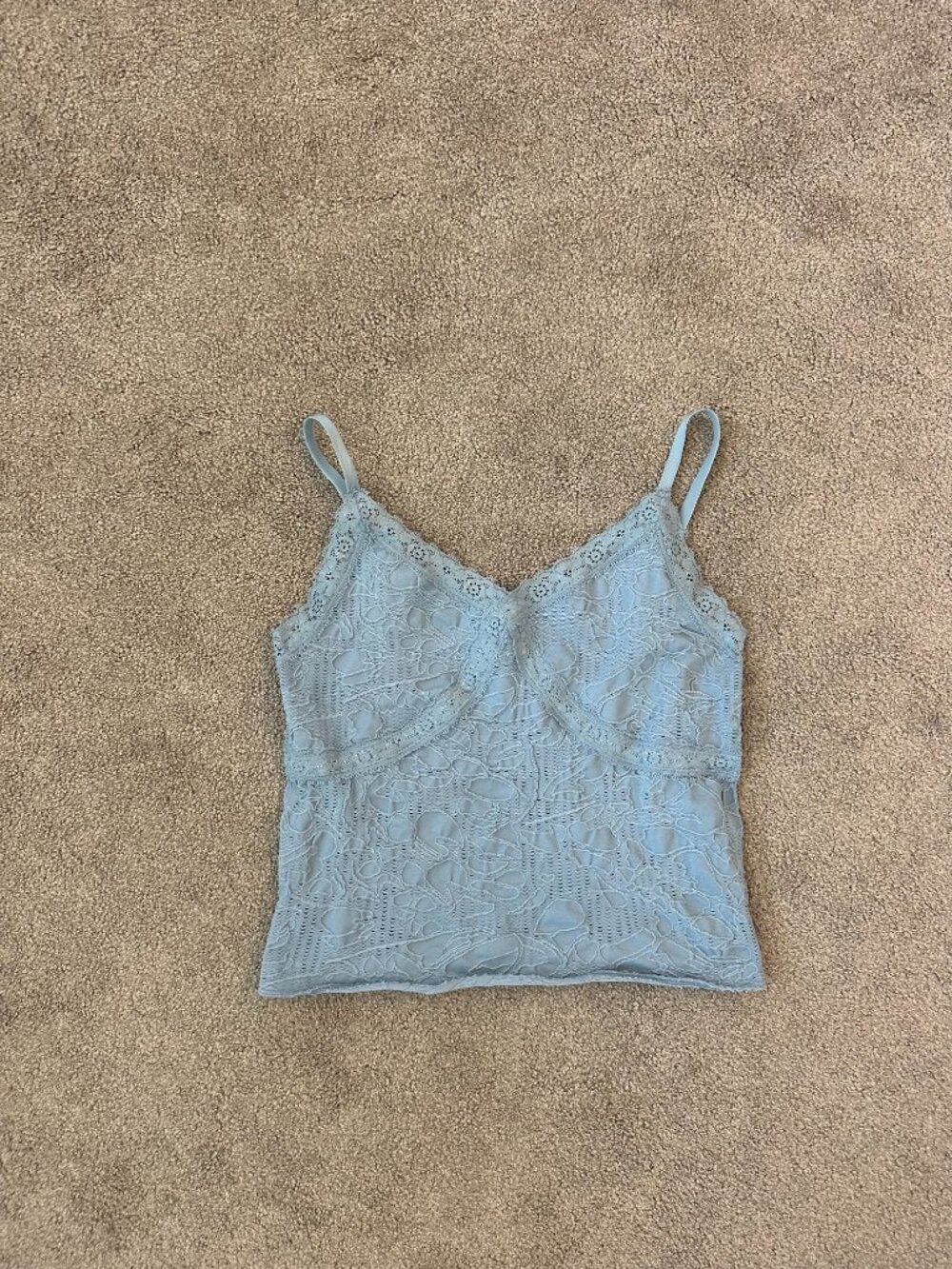 Light Blue Lace Cami
